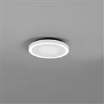 Carus Small LED Matt White Round Flush Ceiling Fitting R67222031