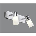 Clapton LED Wall or Ceiling Chrome Two Light Spot 821470205