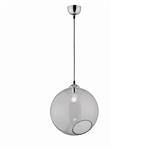 Clooney Chrome & Smoked Glass Large Ceiling Pendant R30071954