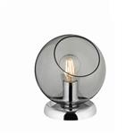 Clooney Chrome & Smoked Glass Table Lamp R50071054