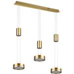 Franklin Brass Triple Rise And Fall LED Pendant 326510308