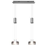 Franklin Nickel Double Rise and Fall LED Pendant 326510207