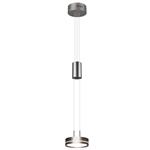 Franklin Nickel Single Rise and Fall LED Pendant 326510107