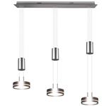Franklin Nickel Triple Rise And Fall LED Pendant 326510307