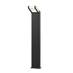 Gambia IP54 LED Anthracite Medium Height Outdoor Post Light 423669142