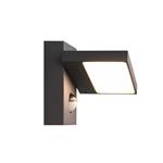 Horton IP54 LED Anthracite Outdoor PIR Wall Light 226369142