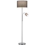 Hotel Nickel Mother and Child Floor Lamps
