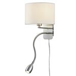 Hotel White Round Shade Double Wall Light 271170201