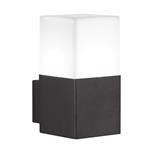 Hudson IP44 Anthracite LED Single Outdoor Wall Light 220060142