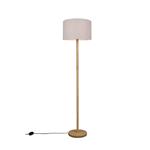 Korba Natural Wood & White Floor Lamp 401200101