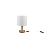 Korba Natural Wood & White Table Lamp 501200101