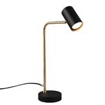 Marley Black and Brass Table Desk Lamp 512400108