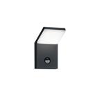 Pearl LED IP54 Anthracite Outdoor PIR Wall Light 221169142