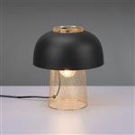 Punch Black And Gold Mesh Table Lamp R50811032