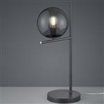 Pure Table Lamp Anthracite With Smoked Glass 502000142