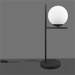 Pure Table Lamp Black With Opal Glass 502000132