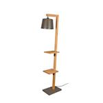 Rodrigo Natural Wood & Antique Nickel Floor Lamp 402690167