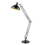 Salvador Matt Black Adjustable Floor Lamp R46061032