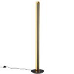 Texel Black and Gold Finish LED Floor Lamp 474410179