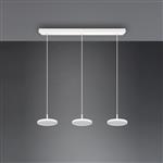 Tray LED White Dimmable Ceiling 3 Bar Pendant 340910331
