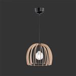 Wood Small Natural Wood Ceiling Pendant R30253030