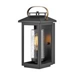 Black IP44 Rated Small Outdoor Wall Lantern QN-ATWATER-S-BK