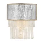Hammered Steel And Champagne Gold Double Wall Light QN-REVERIE2-CPG