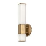 Heritage Brass IP44 Rated Bathroom LED Wall Light QN-FACET-LED1-HB-BATH