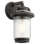 IP44 Rated Weathered Zinc Outdoor Small Wall Light QN-ANDOVER-S