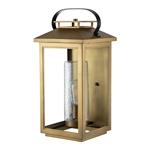 Painted Brass Outdoor Large IP44 Rated Wall Lantern QN-ATWATER-L-PDB