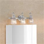 Polished Chrome IP44 Bathroom Triple LED Wall Light QN-ADDISON3-BATH