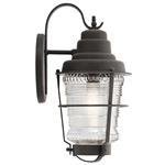 Weathered Zinc Outdoor IP44 Rated Wall Lantern QN-CHANCE-HARBOR-M