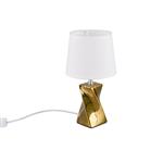 Abeba Gold & White Small Table Lamp R50771579