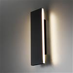 Concha Anthracite Small LED Wall Light 225172942