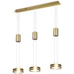 Franklin Brass Triple Rise and Fall LED Pendant 326510308