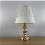 Belinda Elegant Metal/Cream Shade Table Lamp 