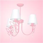 Charlotte Three-Arm Pink Ceiling Light MLP4216