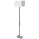 Napoli Chrome and White Floor Lamp ML6364