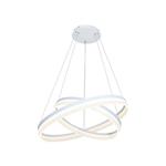 Ring White LED 2 Light Ceiling Pendant ML065