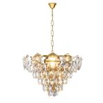 Selena 6-Light Crystal and Gold Ceiling Fitting ML5988