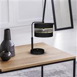 Ultimo Black and Gold Finish Table Lamp MLP7343
