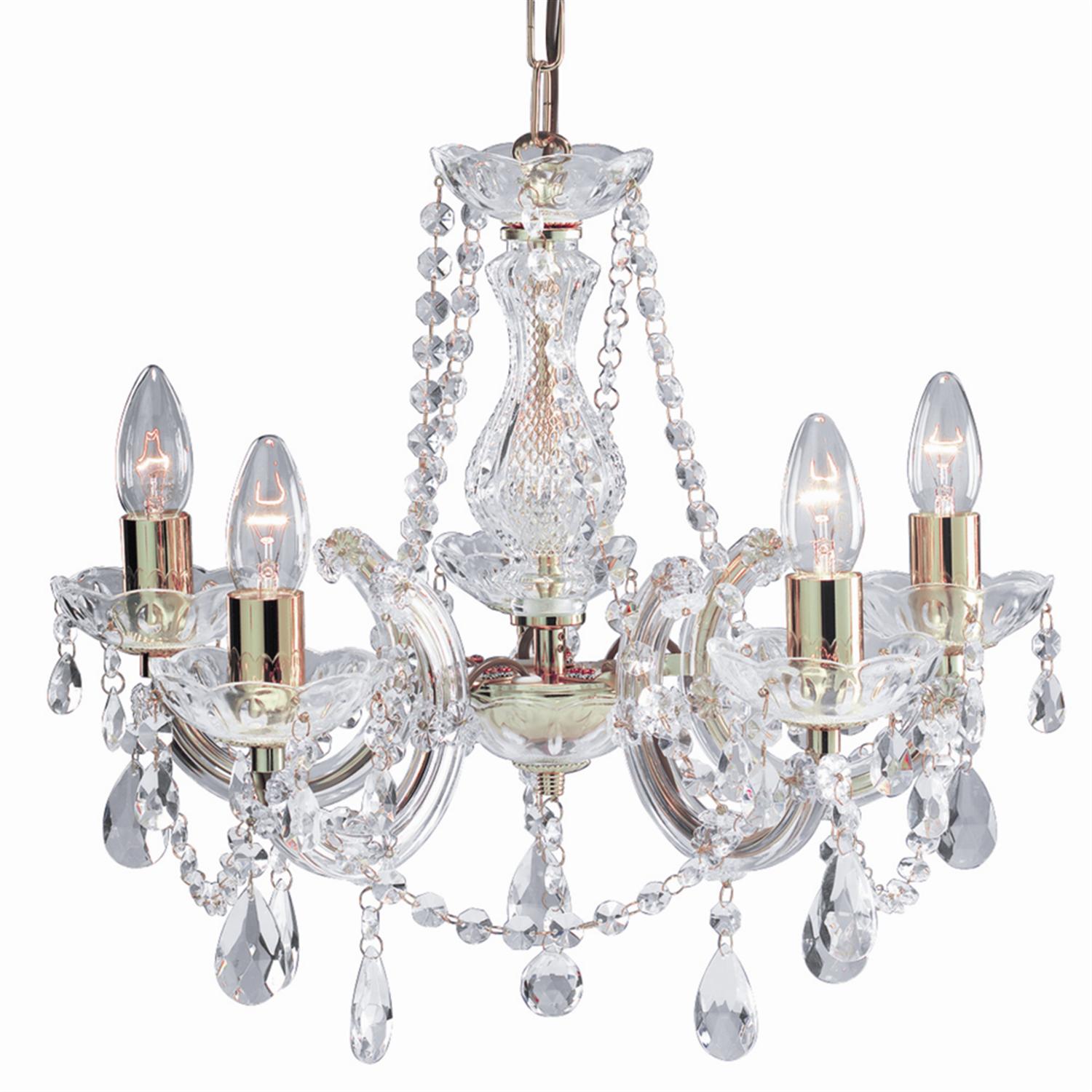 Marie Therese Crystal Chandelier 699-5 | The Lighting Superstore