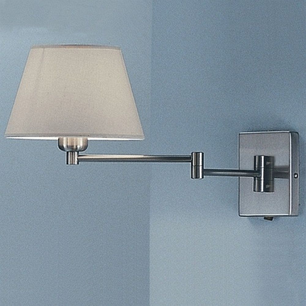 Matteo Swing Arm Matt Nickel Wall Light FRA982